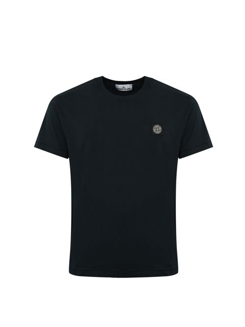 T-shirt 2100039 in cotone Navy Blue STONE ISLAND | 2100039S0013V0020